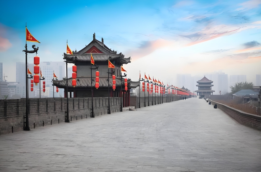 Xi’an Stele Forest Museum, Ming City Wall, Hui Ethnic Street & Bell and Drum Tower Square Day Tour